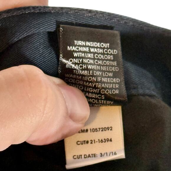 RUDE Hot Topic NWT Men's 28 Dark Navy Blue Skinny Chino Pants Light Stretch - Picture 7 of 11